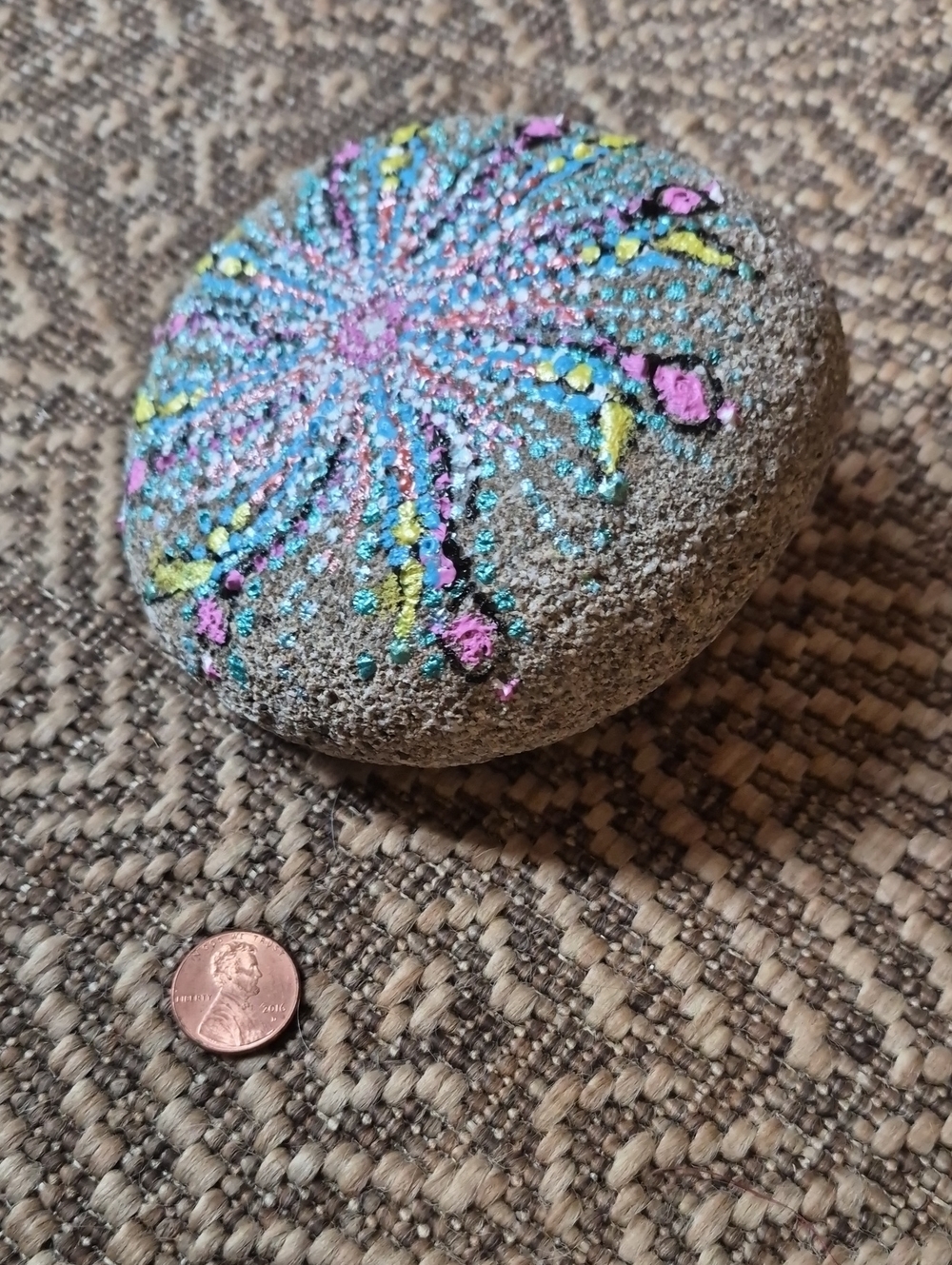 Hand Painted ROCK - Picture 2 of 5